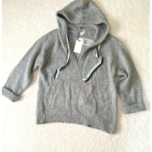 Urban Outfitters BDG Brady Brushed Knit Hoodie LS Sweatshirt Sz S Gray NWT $98 - Picture 10 of 10